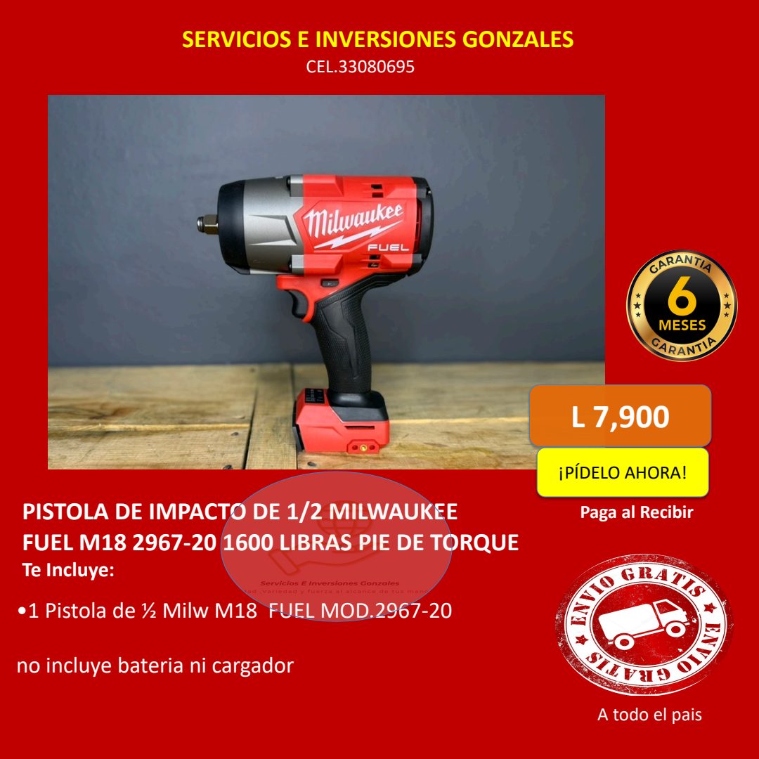 Milwaukee M18 Pistola de Impacto